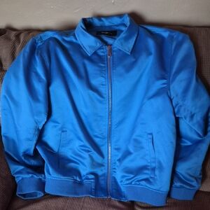 Men's Vibrant Blue Windbreaker